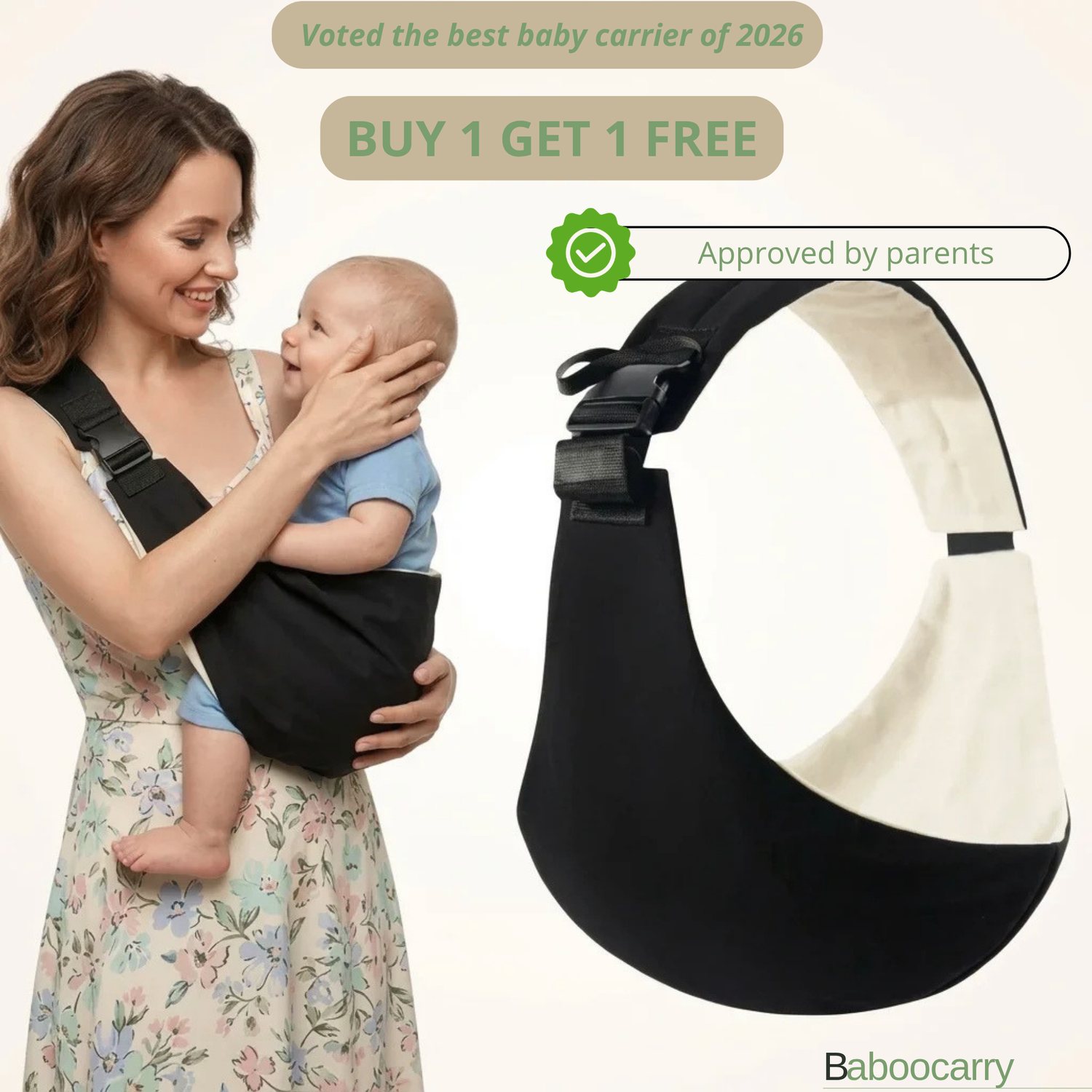 Ergonomic Hip Seat Baby Carrier — Hands Free in 10 Seconds